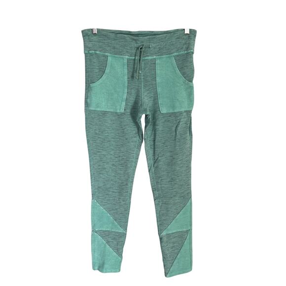 Free People Movement Leggings Green Kyoto High Rise Leggings Pants Women's Sz L - Picture 2 of 15